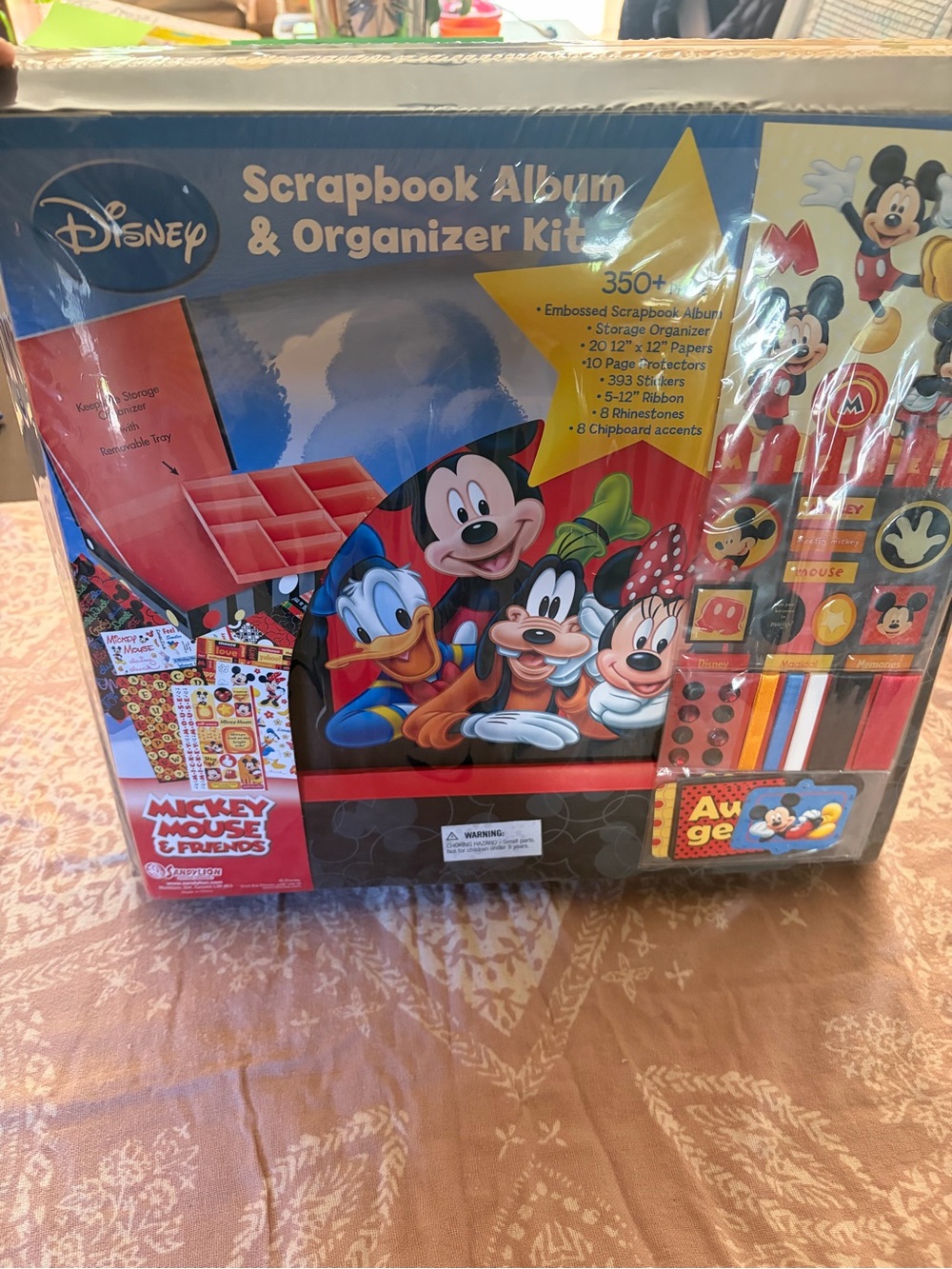 Disney Scrapbook Album and Organizer Kit New Vintage Side Make Memories!